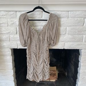 Zara polka dot dress